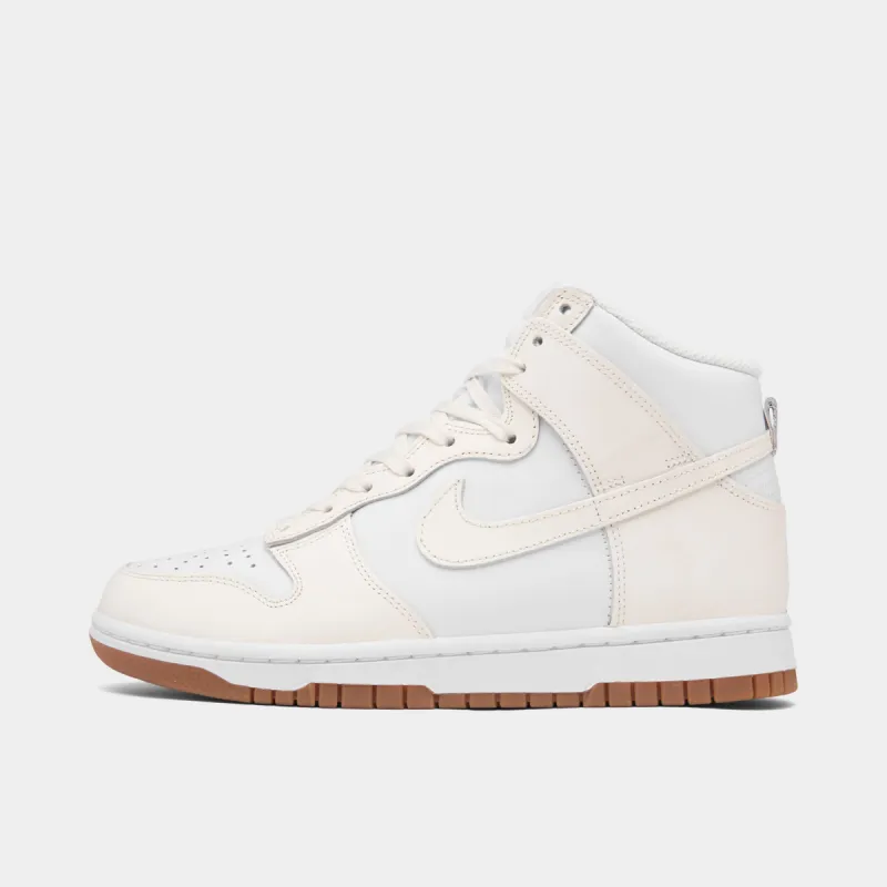 Nike Women's Dunk High White / Sail - Gum Medium Brown sold by JD Sports