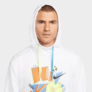 Nike Dri-FIT Story Pack Training Pullover Hoodie / White sold by JD Sports