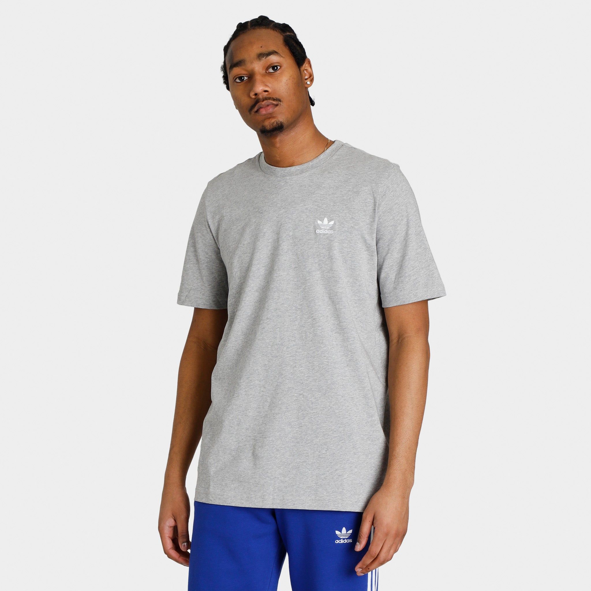 adidas Originals Trefoil Essentials T-shirt / Medium Grey Heather sold by JD Sports