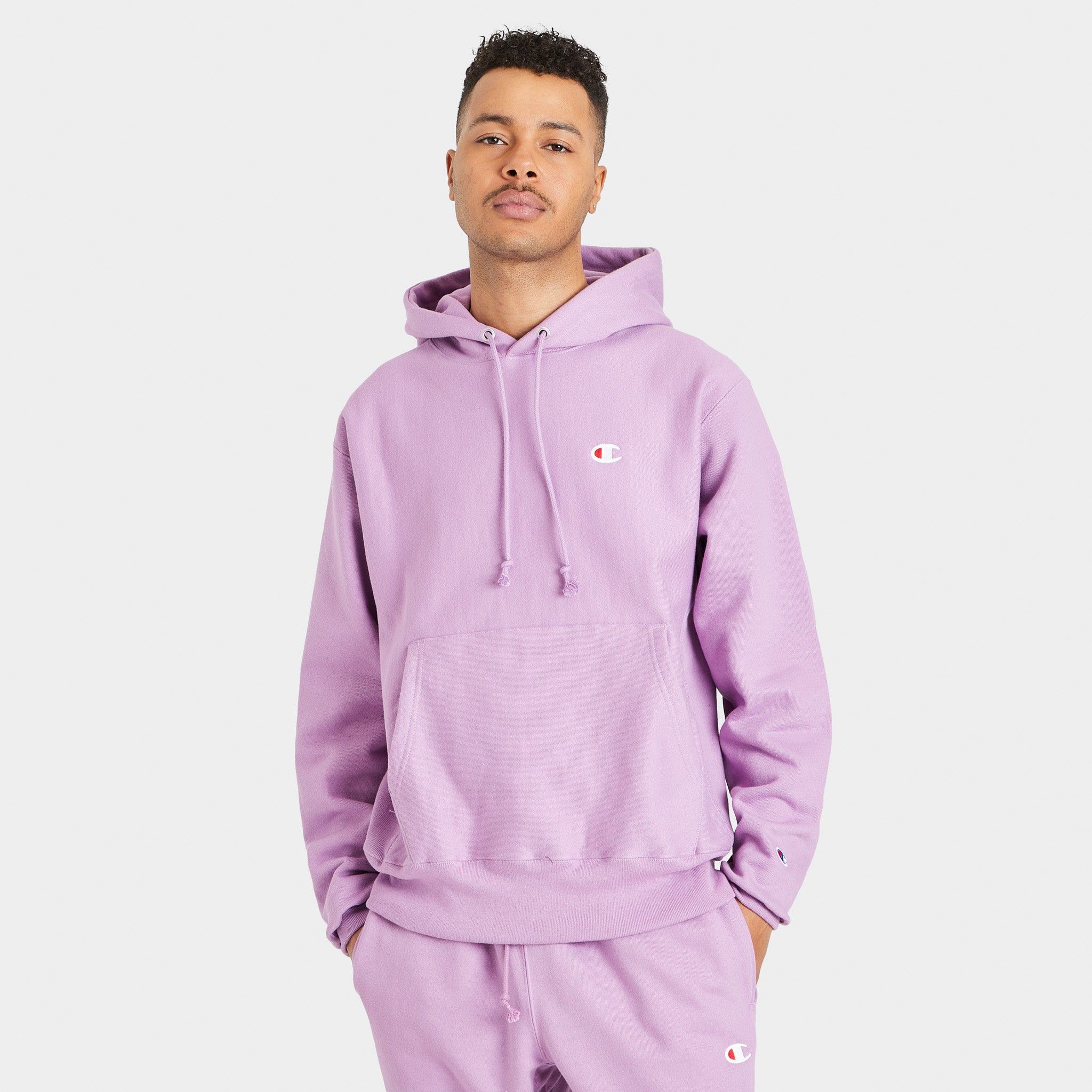 Champion Reverse Weave PO Hood / Tinted Lavendar sold by JD Sports product image thumbnail 2
