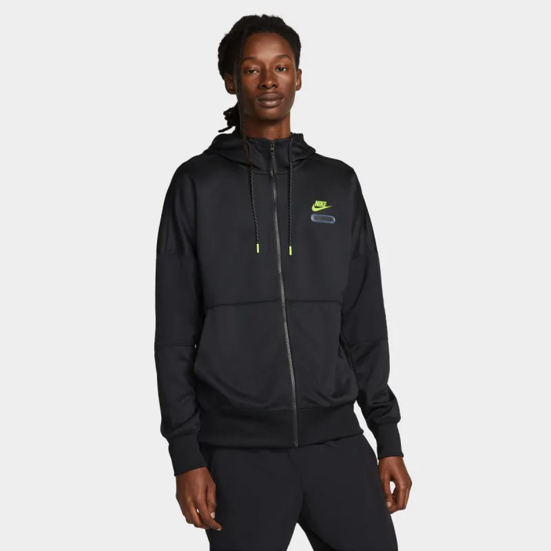 Nike Sportswear Air Max Full Zip Hoodie Black / Black - Volt sold by JD Sports