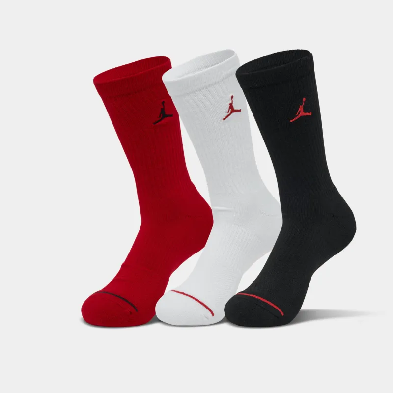 Jordan Everyday Crew Socks (3 Pack) / Multi-Colour sold by JD Sports
