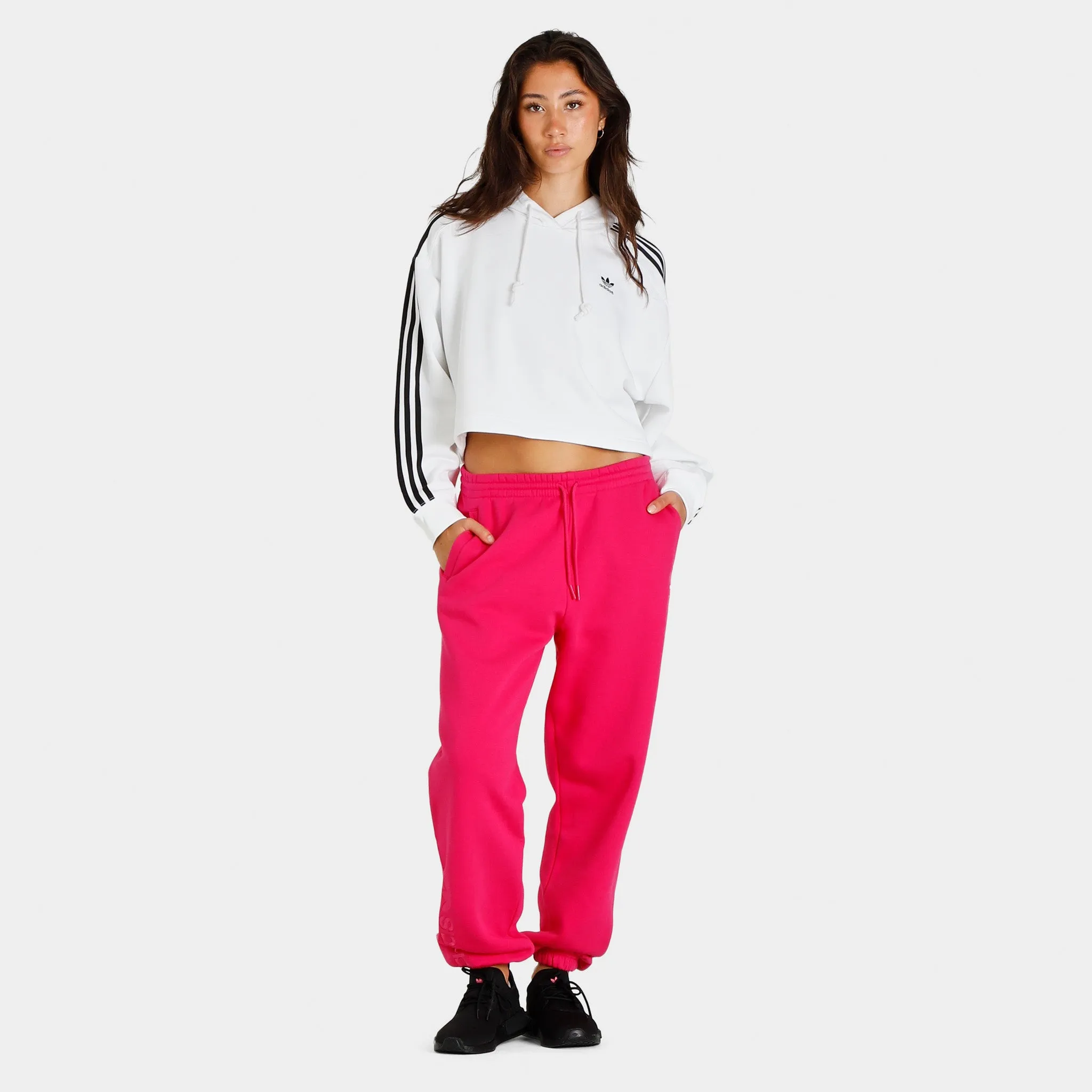 adidas Women's Short Pullover Hoodie / White sold by JD Sports product image thumbnail 5