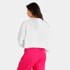 adidas Women's Short Pullover Hoodie / White sold by JD Sports
