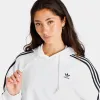 adidas Women's Short Pullover Hoodie / White sold by JD Sports