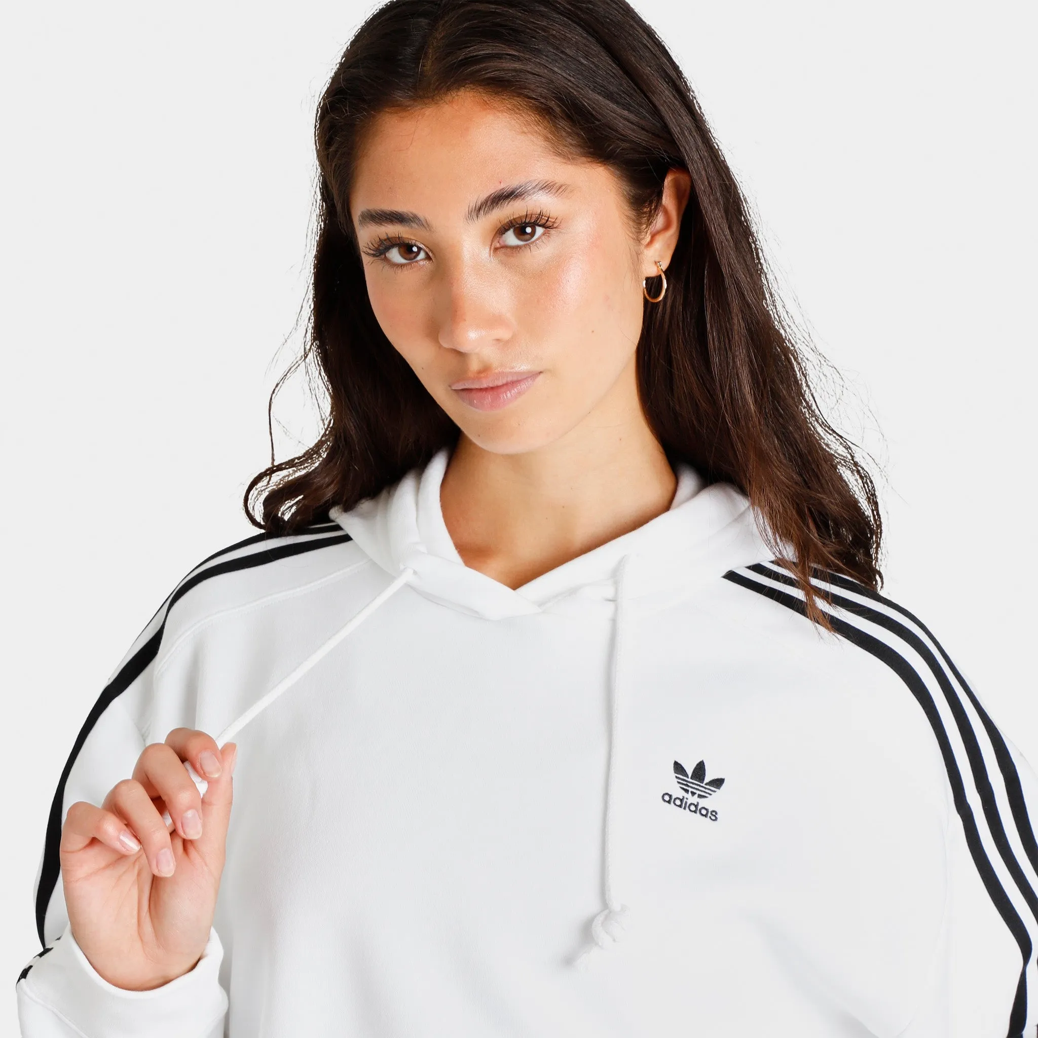 adidas Women's Short Pullover Hoodie / White sold by JD Sports product image thumbnail 3