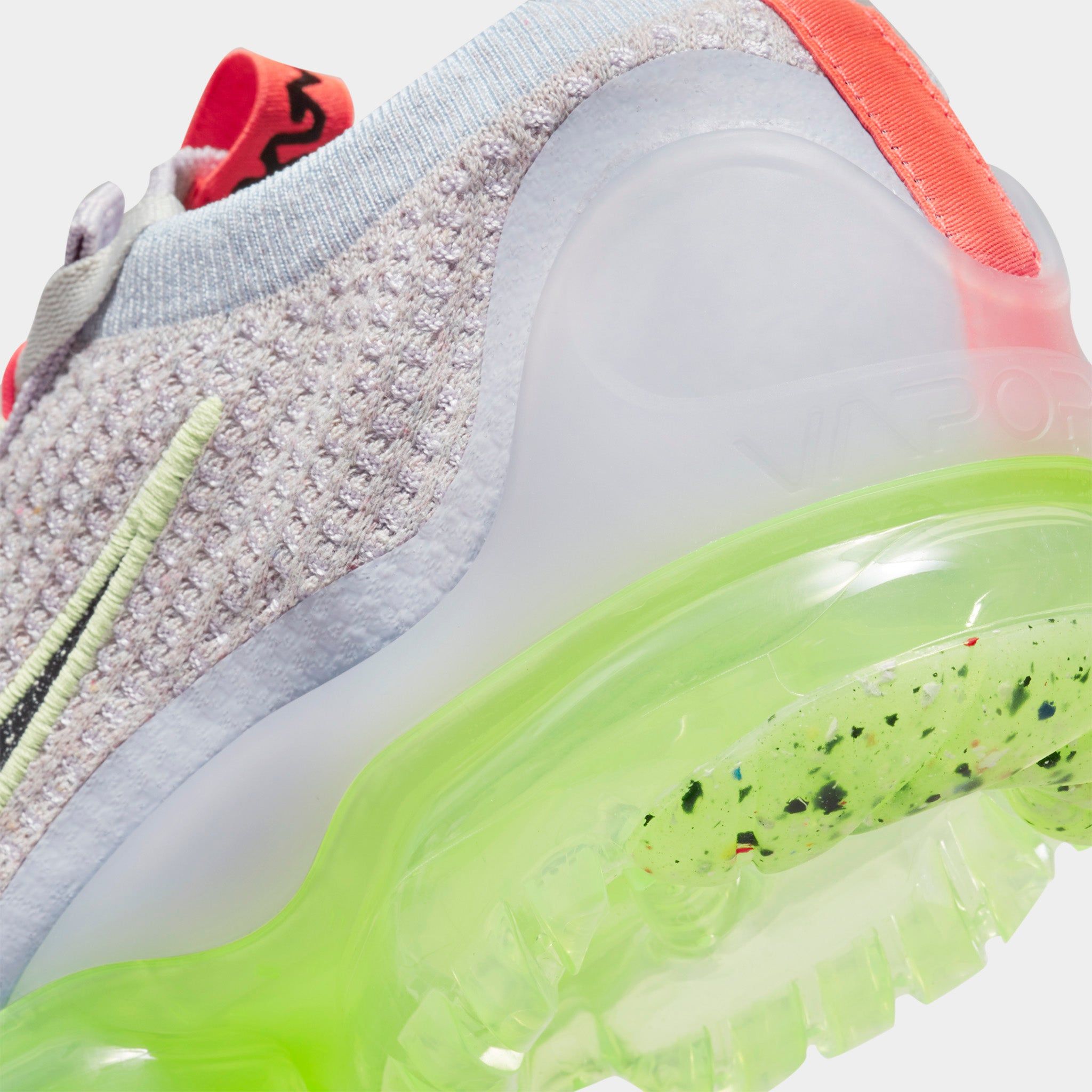 Nike Women's VaporMax 2021 Flyknit Light Bone / Lime Ice - Ghost sold by JD Sports product image thumbnail 3