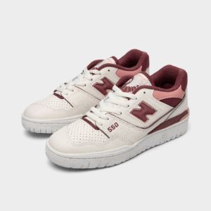 New Balance Women's BBW550DP Sea Salt / Washed Burgundy - Pink Moon sold by JD Sports