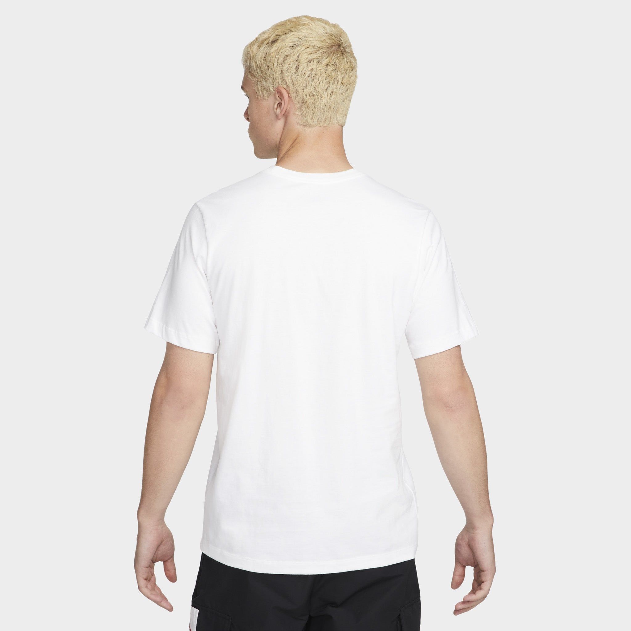 Jordan Air Wordmark T-shirt White / Black - Gym Red sold by JD Sports product image thumbnail 2