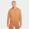 Nike Sportswear Club Fleece Pullover Hoodie Flax / White sold by JD Sports