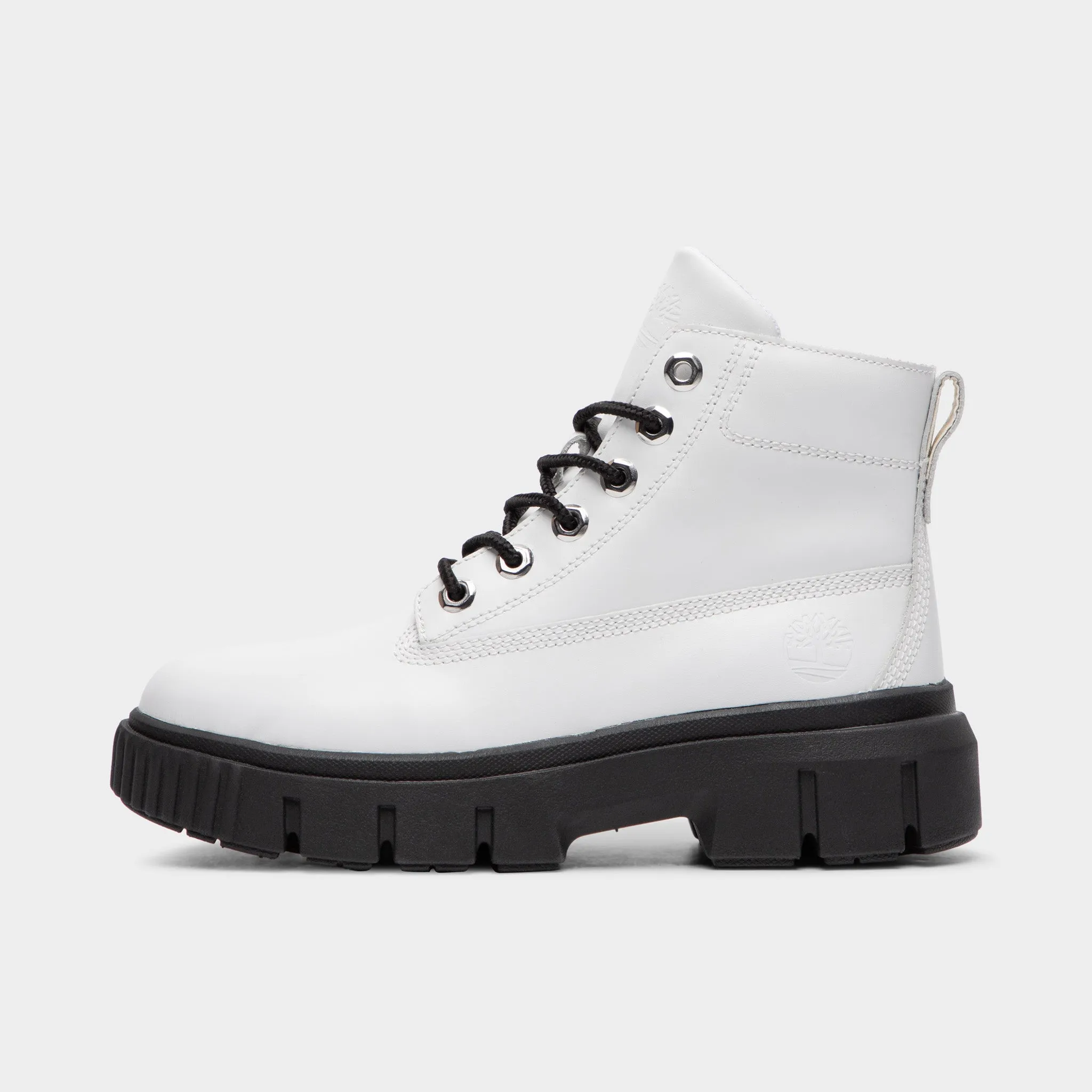 Timberland Women's Greyfield Leather Boot / White Full-Grain sold by JD Sports