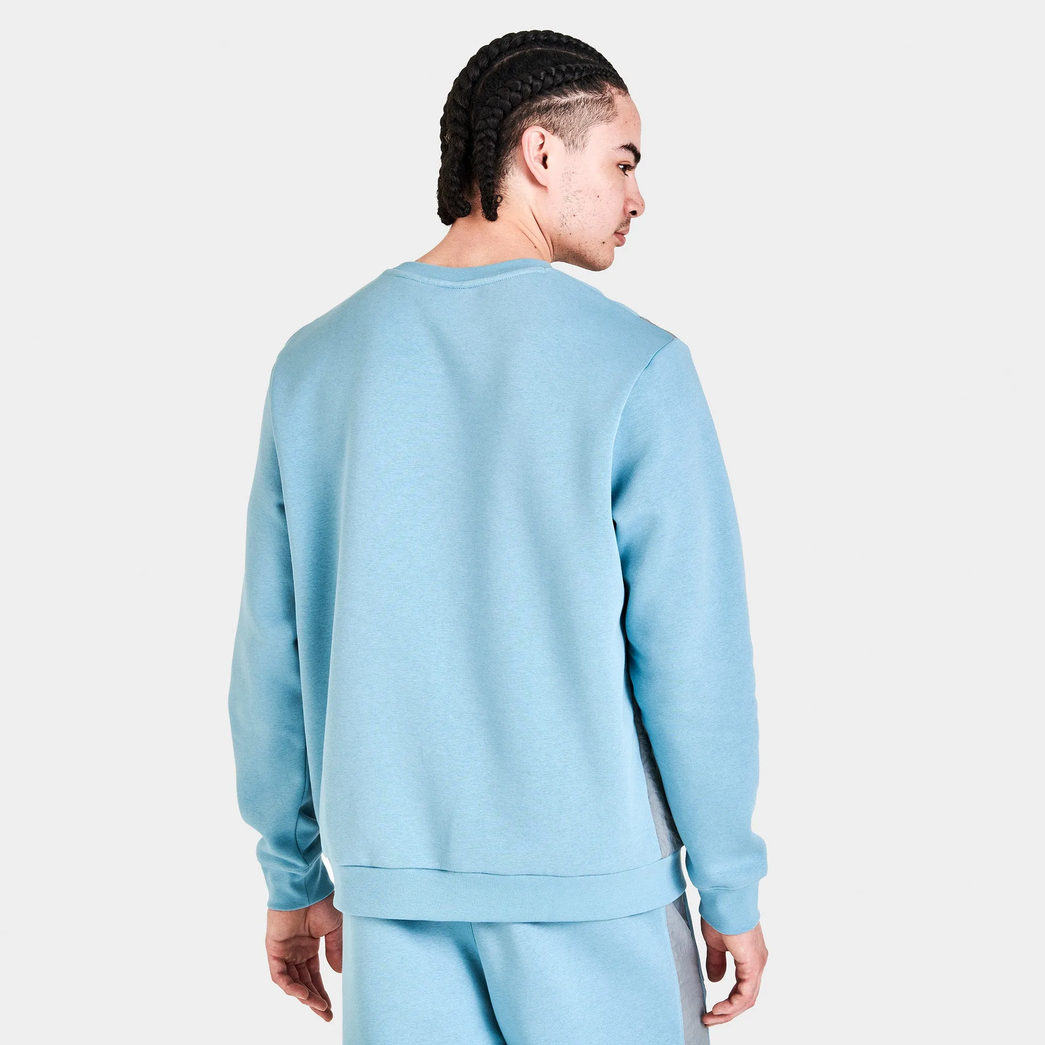 Nike Sportswear Hybrid Fleece Crewneck Sweater / Worn Blue sold by JD Sports product image thumbnail 2