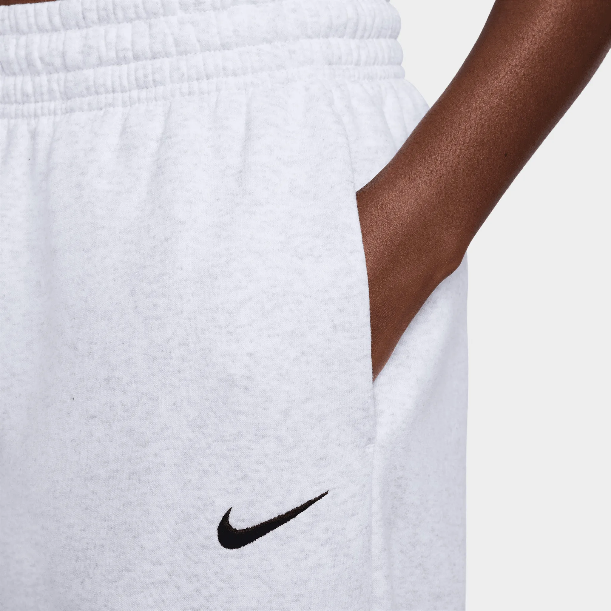Nike Women's High-Waisted Oversized Sweatpants Birch Heather / Black sold by JD Sports product image thumbnail 3