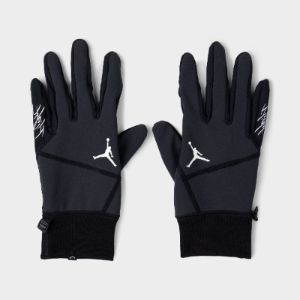 Jordan Hyperstorm Fleece Gloves Black / Black - Sail sold by JD Sports