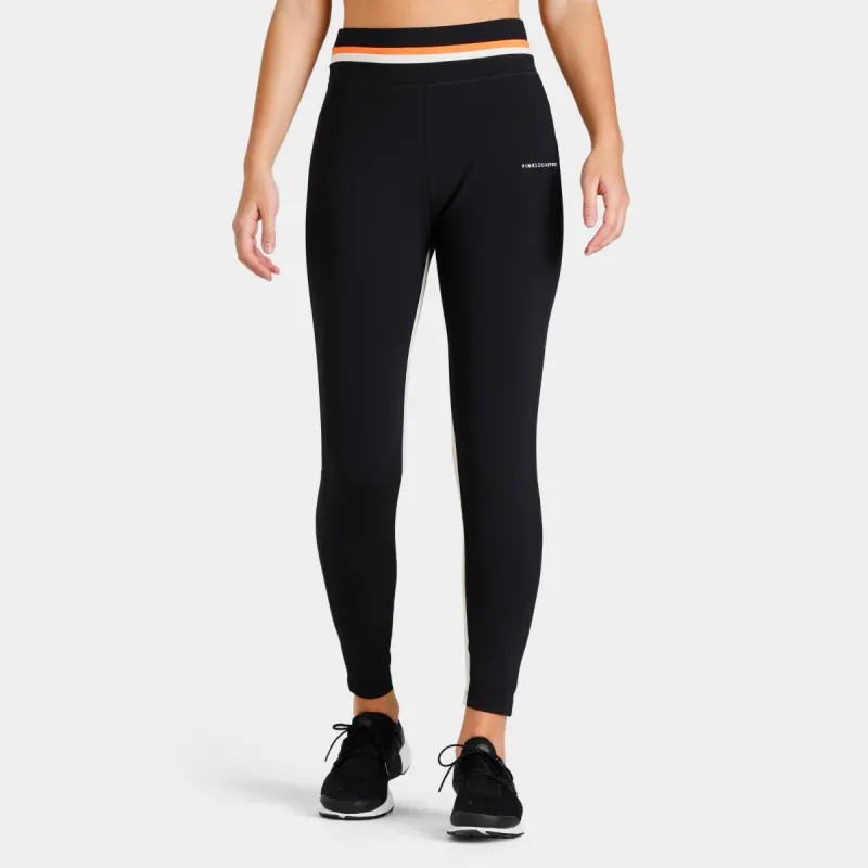 Pink Soda Sport Women's Pohl Tights Black / Dusty Orange sold by JD Sports