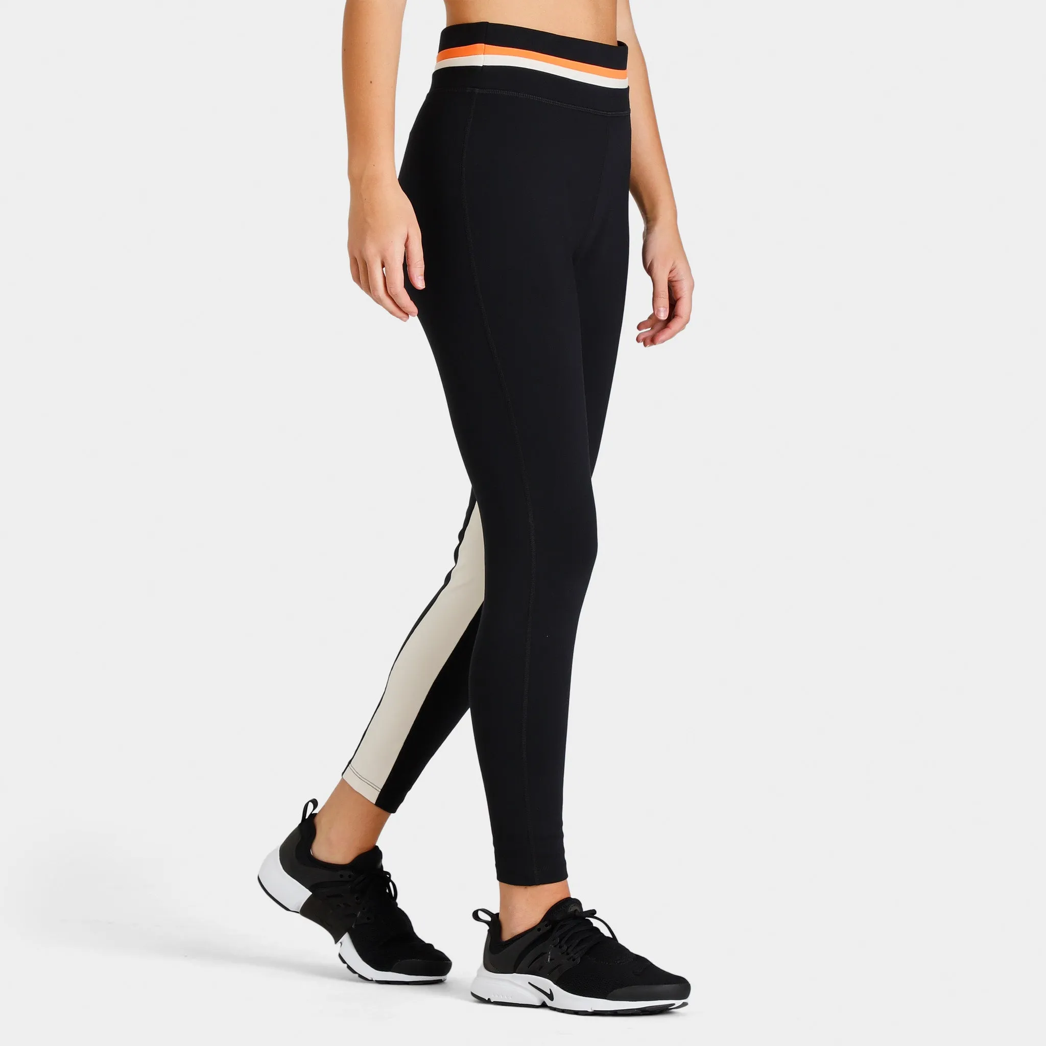 Pink Soda Sport Women's Pohl Tights Black / Dusty Orange sold by JD Sports product image thumbnail 2