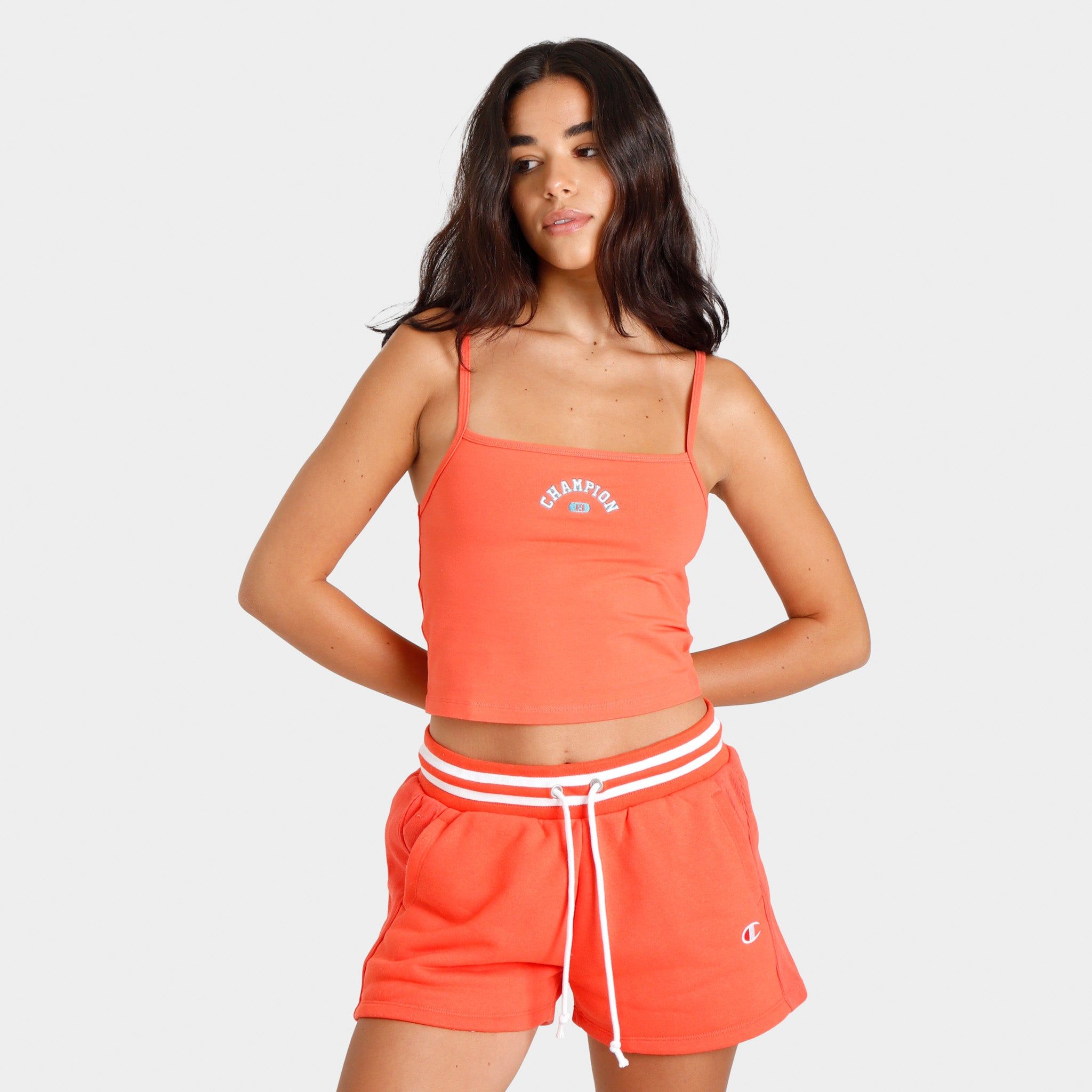 Champion Women's Everyday Cropped Camisole / Poppy Orange sold by JD Sports