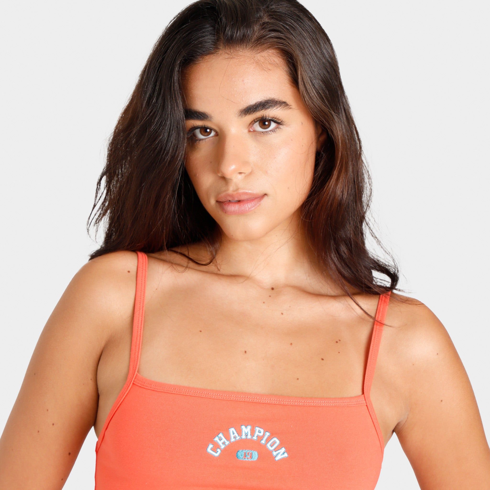 Champion Women's Everyday Cropped Camisole / Poppy Orange sold by JD Sports product image thumbnail 4