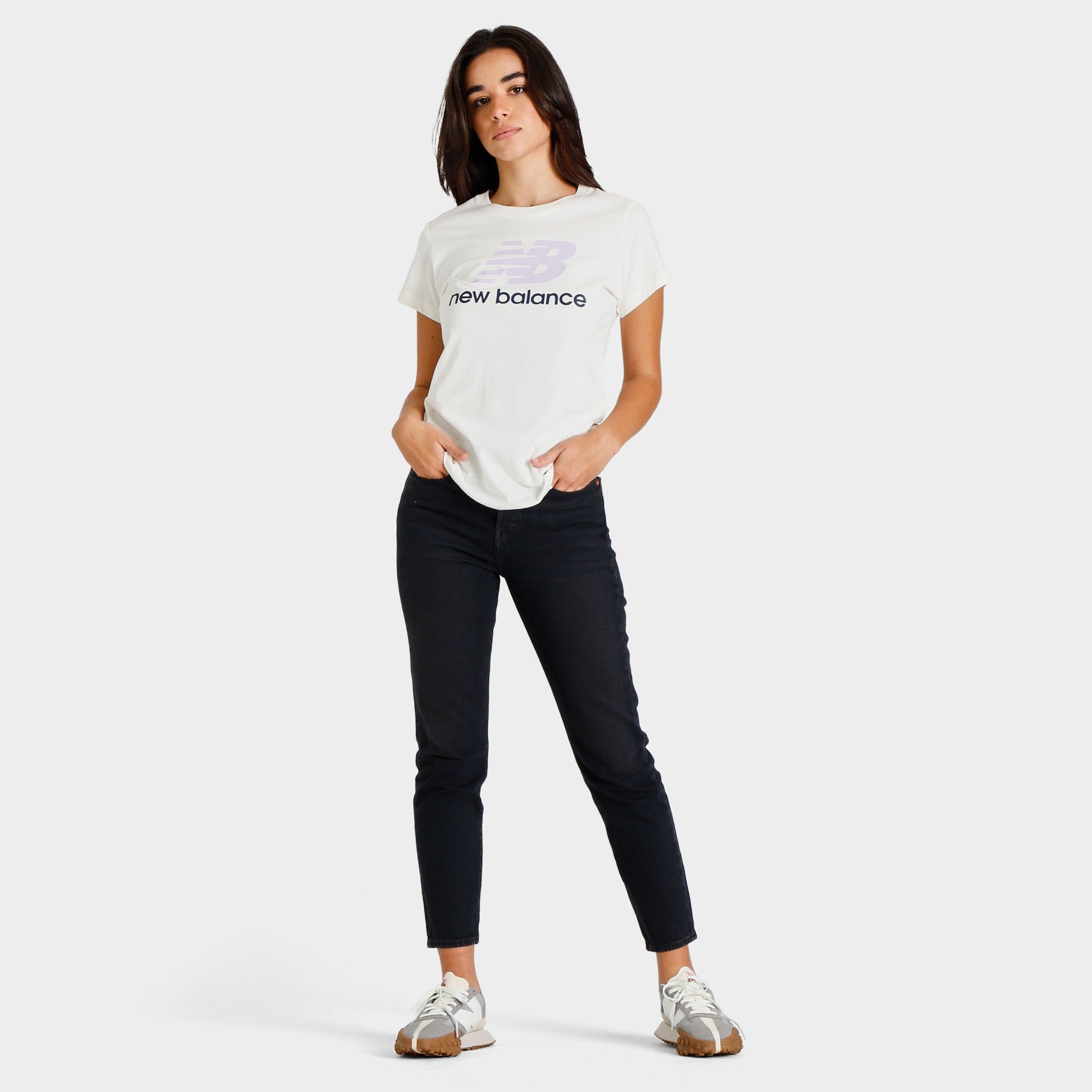 New Balance Women’s Essential Stacked Logo T-shirt / Multicolour sold by JD Sports product image thumbnail 5