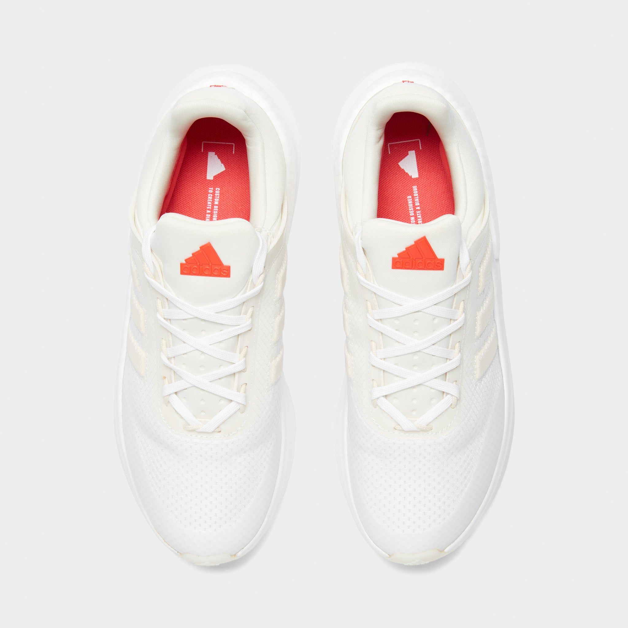 adidas Women’s ZNSARA BOOST Off White / Wonder White - Bright Red sold by JD Sports product image thumbnail 5