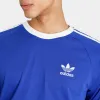 adidas Originals Adicolor 3-Stripes Long Sleeve T-shirt / Semi Lucid Blue sold by JD Sports
