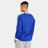 adidas Originals Adicolor 3-Stripes Long Sleeve T-shirt / Semi Lucid Blue sold by JD Sports