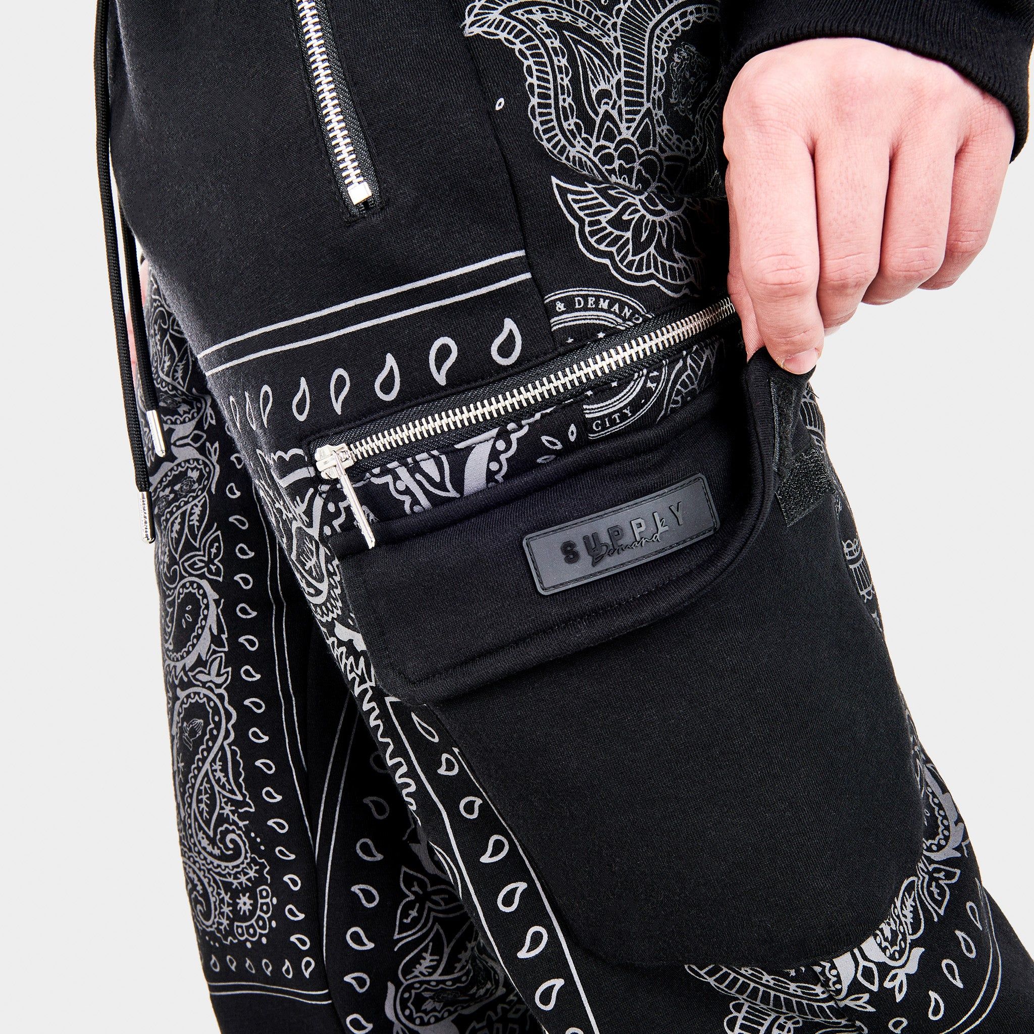 Supply & Demand Placement Print Pants / Black sold by JD Sports product image thumbnail 4