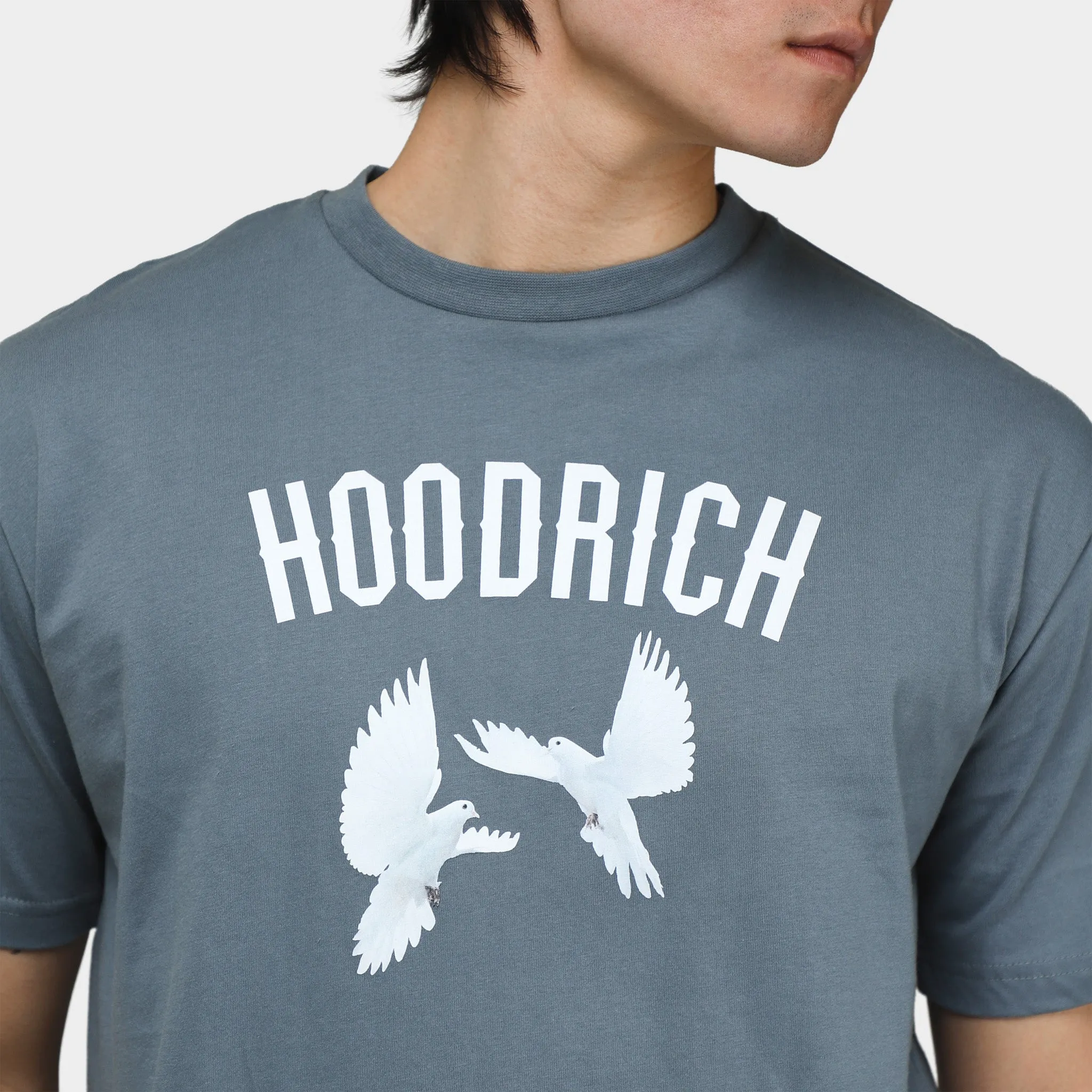 Hoodrich Take Flight V2 T-shirt Stormy Weather / White - Aqua Haze sold by JD Sports product image thumbnail 4