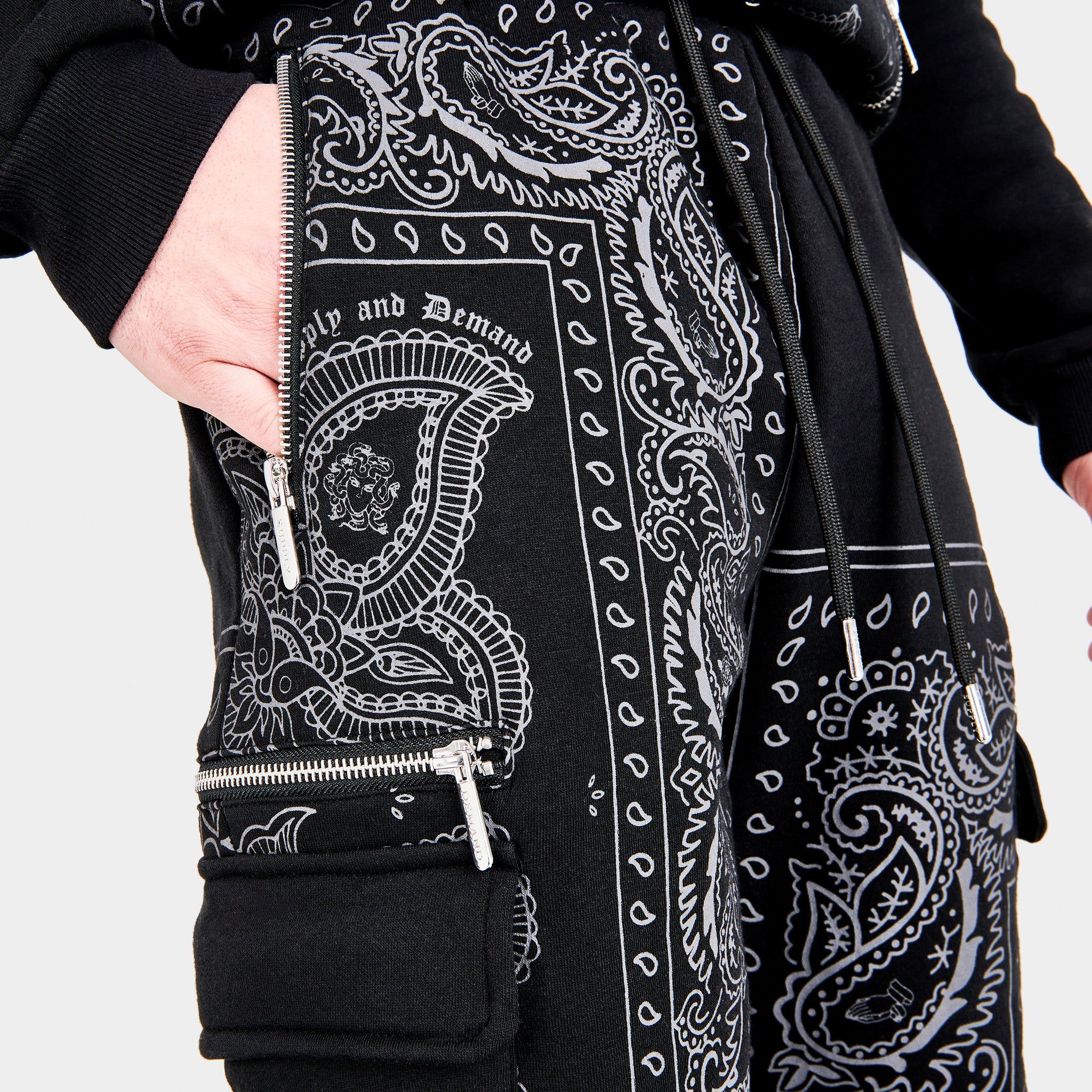 Supply & Demand Placement Print Pants / Black sold by JD Sports product image thumbnail 5