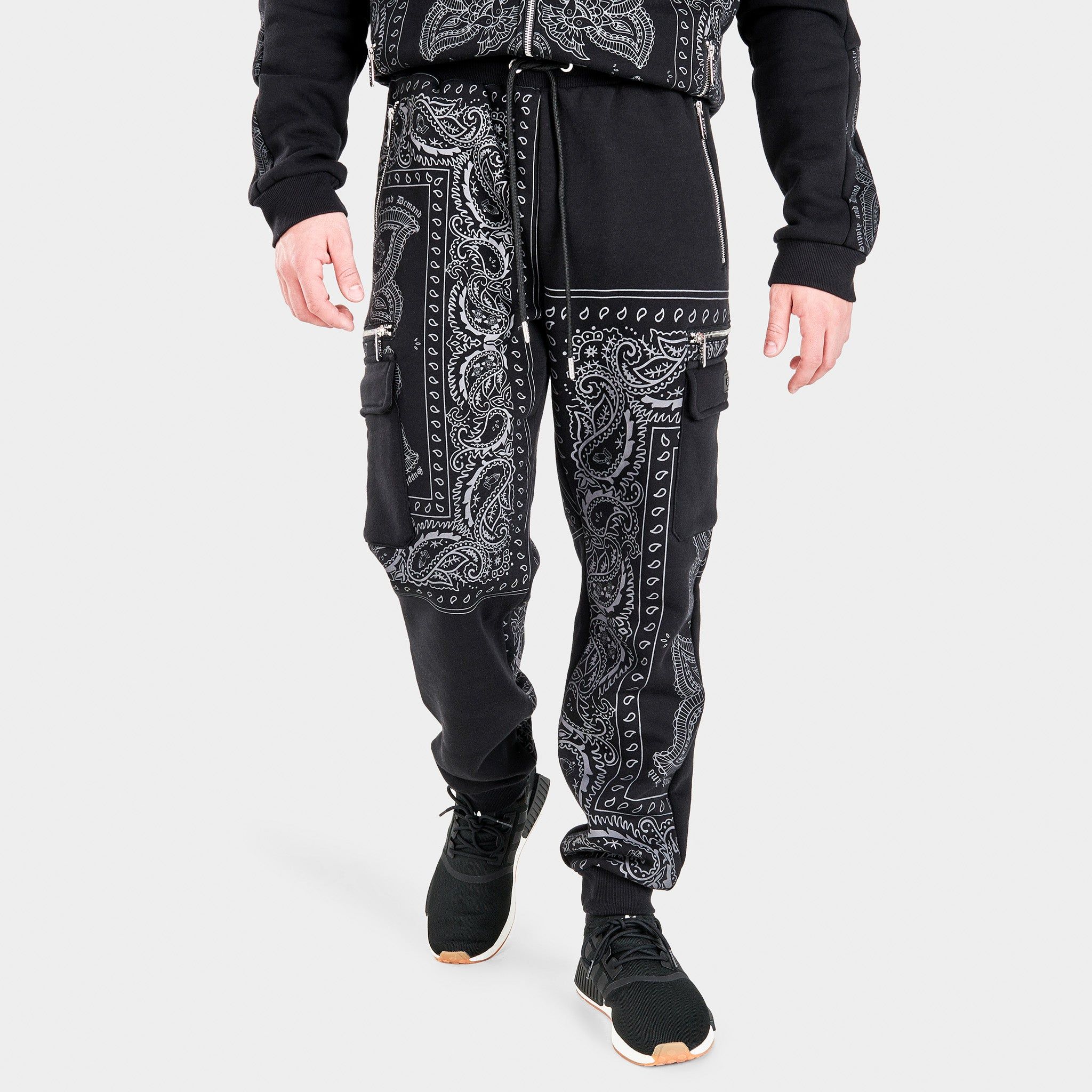 Supply & Demand Placement Print Pants / Black sold by JD Sports