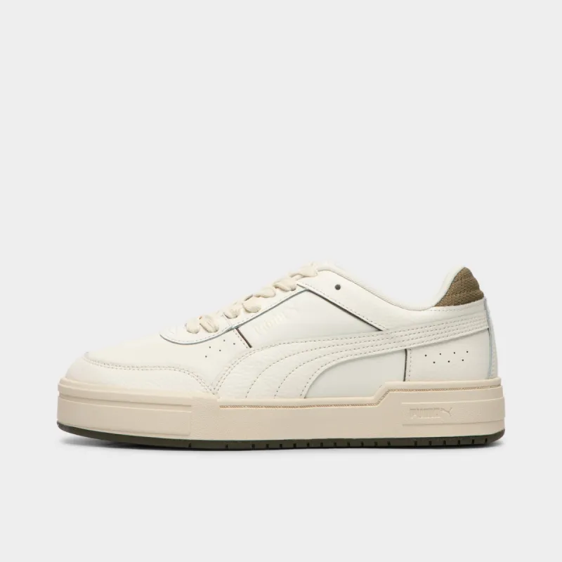 Puma CA Pro Sport Warm White / Alpine Snow - Dark Olive sold by JD Sports