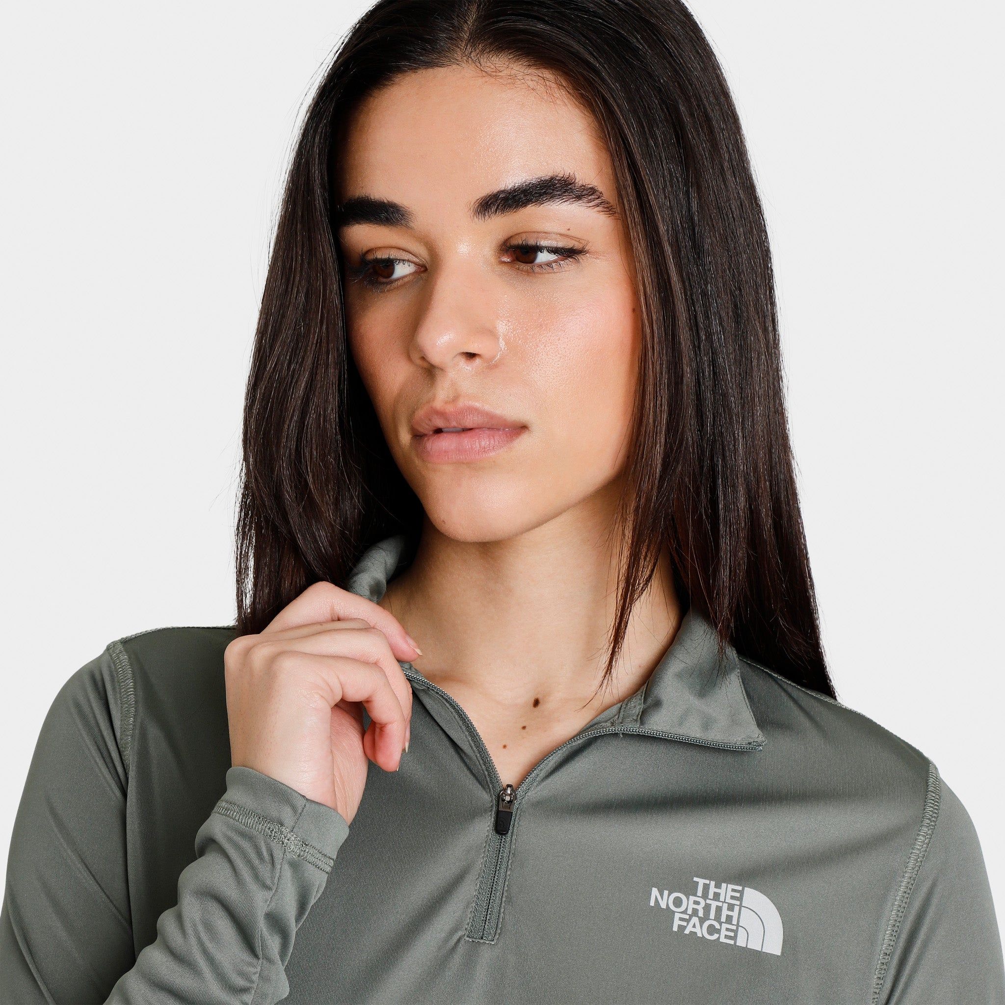 The North Face Women's Graphic Performance Quarter Zip / Agave Green sold by JD Sports product image thumbnail 3