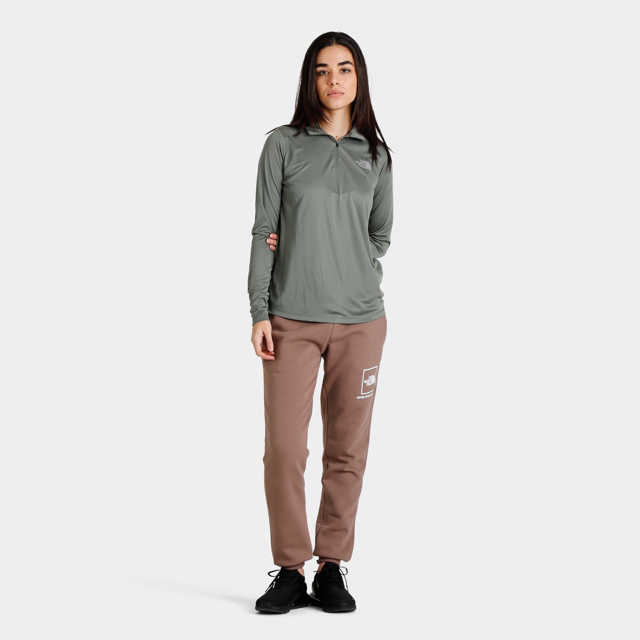 The North Face Women's Graphic Performance Quarter Zip / Agave Green sold by JD Sports product image thumbnail 5
