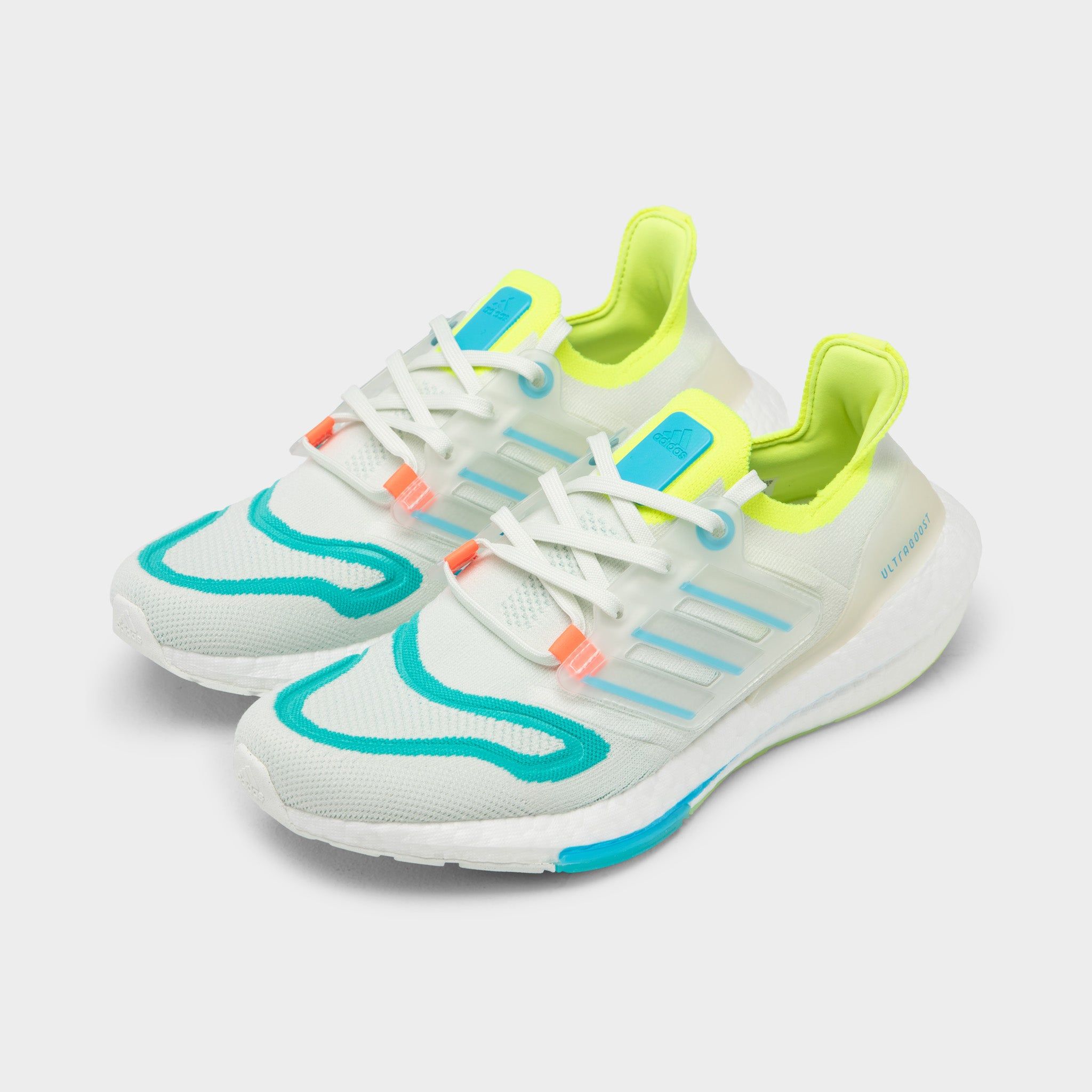 adidas Ultraboost 22 White Tint / Sky Rush - Mint Rush sold by JD Sports product image thumbnail 2