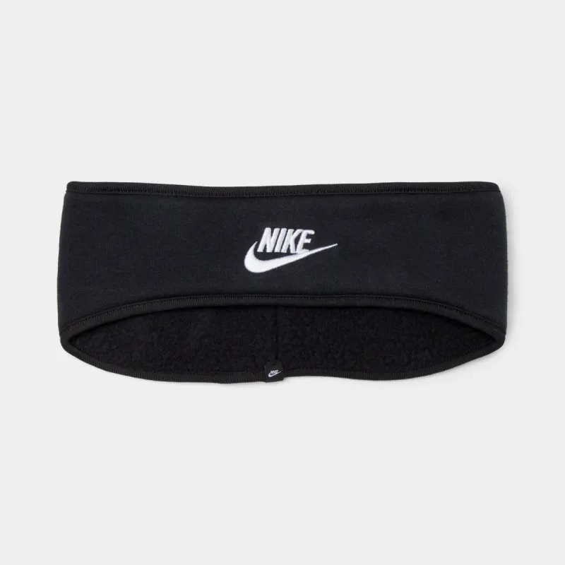 Nike Club Fleece Headband 2.0 Black / Black - White sold by JD Sports