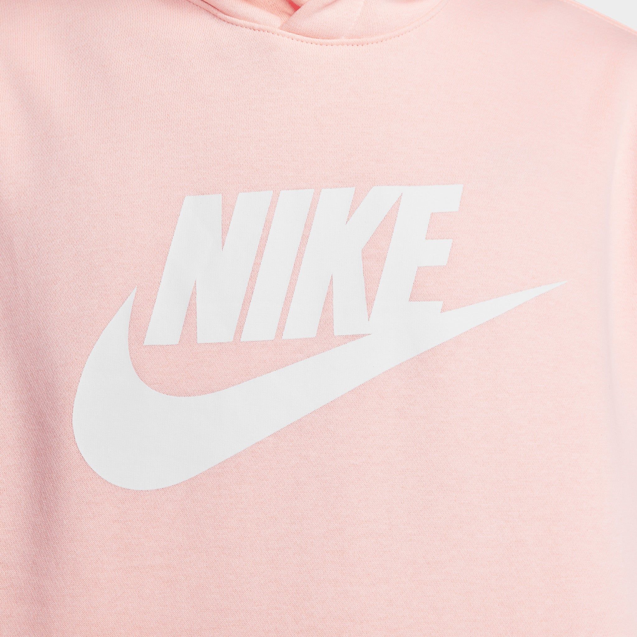 Nike Sportswear Club Fleece Pullover Hoodie Pink Bloom / White - White sold by JD Sports product image thumbnail 3