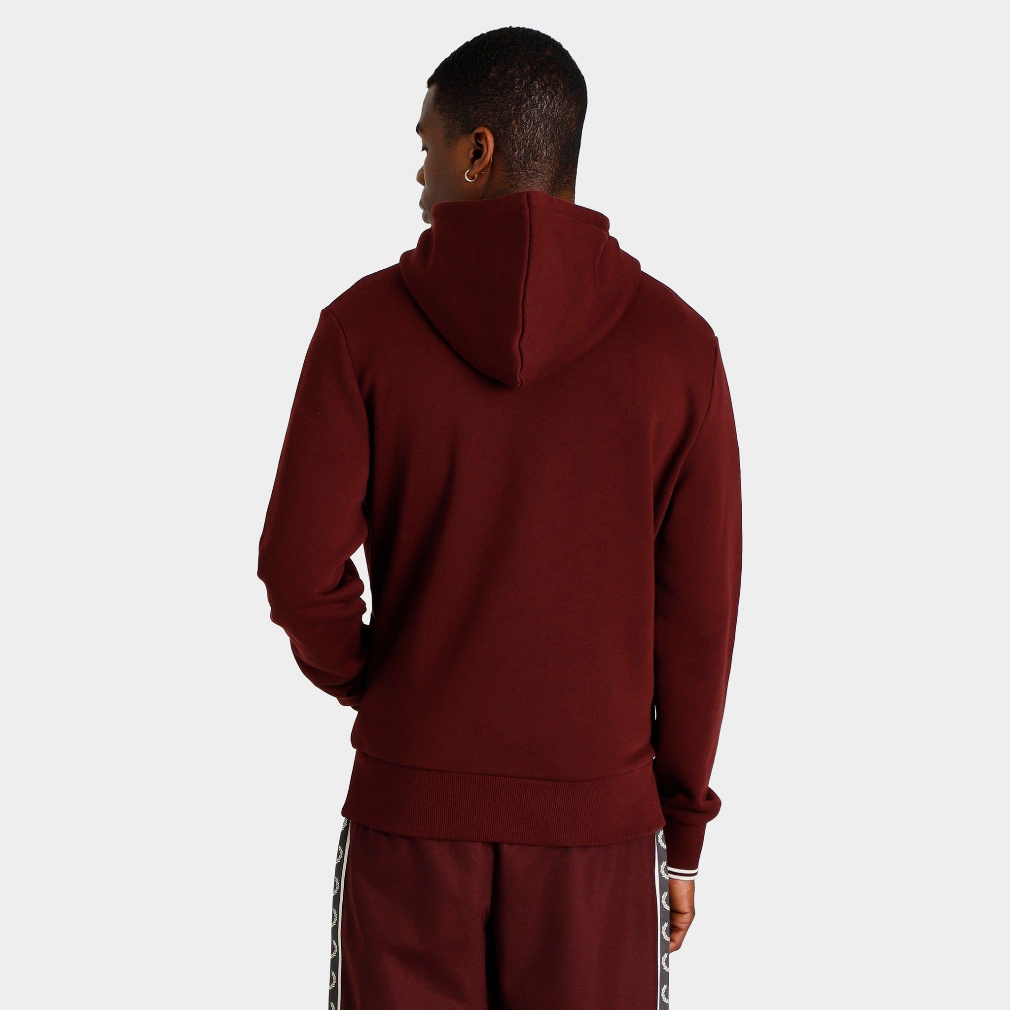 Fred Perry Tipped Pullover Hoodie / Oxblood sold by JD Sports product image thumbnail 2