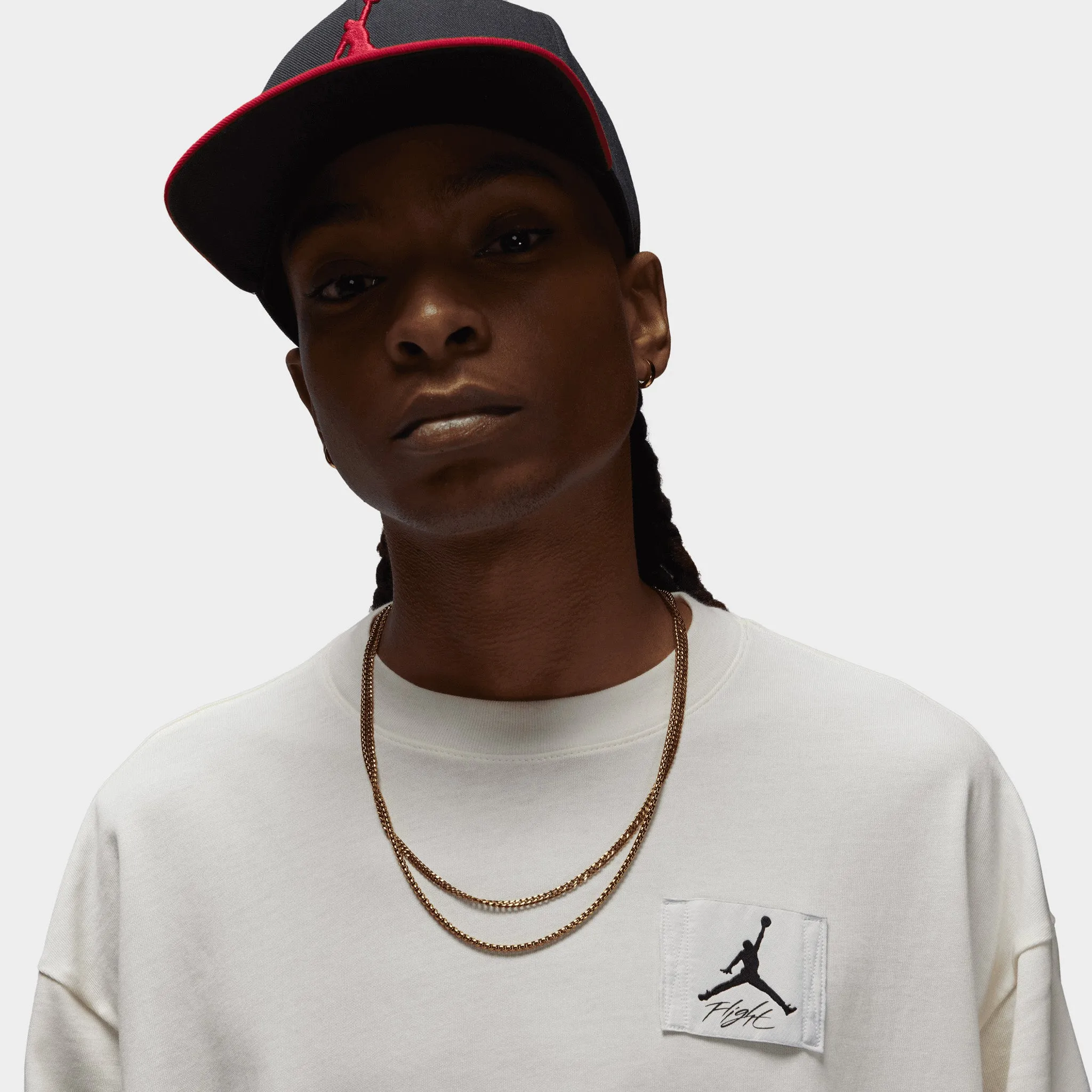 Jordan Flight Essential Oversized T-Shirt / Sail sold by JD Sports product image thumbnail 3