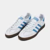 adidas Originals Handball Spezial White / Light Blue - Gum sold by JD Sports