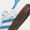 adidas Originals Handball Spezial White / Light Blue - Gum sold by JD Sports