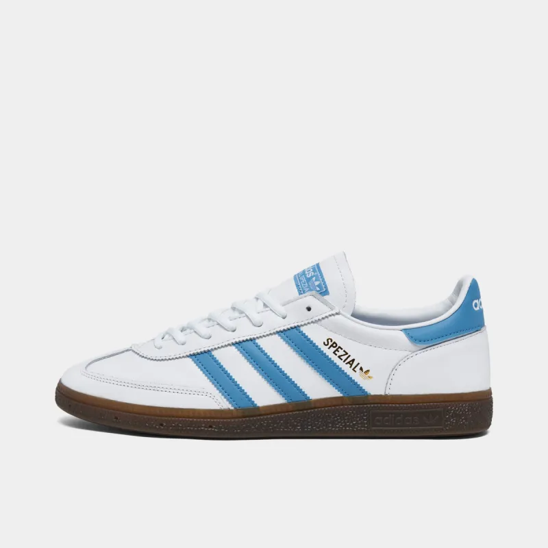 adidas Originals Handball Spezial White / Light Blue - Gum sold by JD Sports