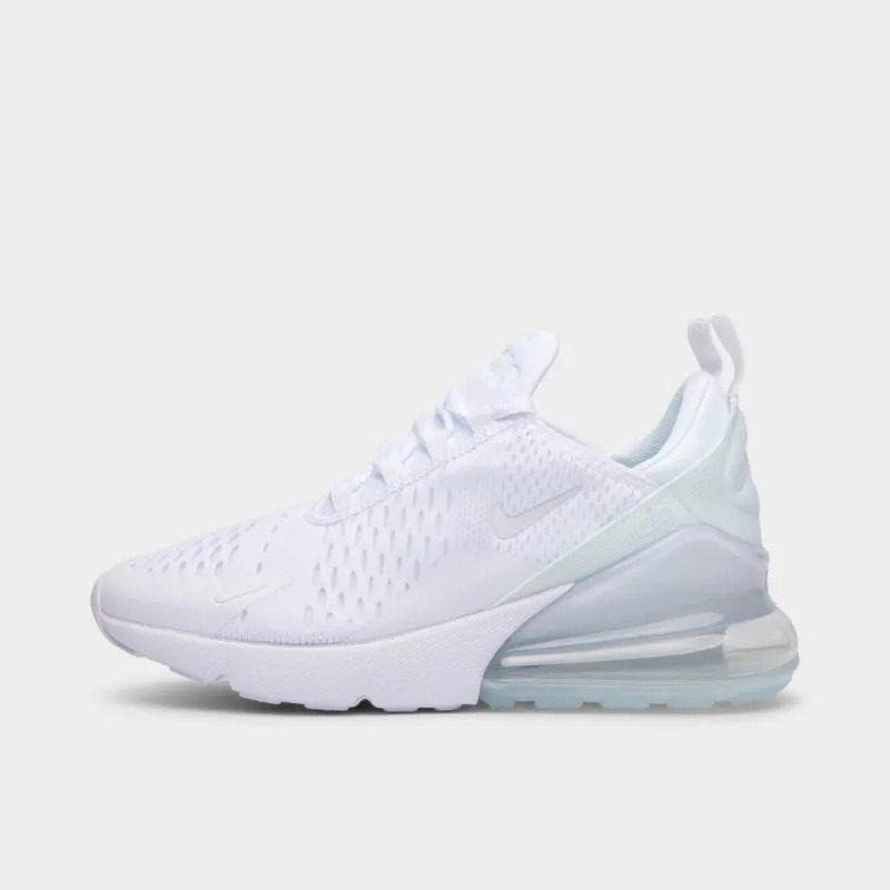 Nike Air Max 270 GS White / White - Metallic Silver sold by JD Sports