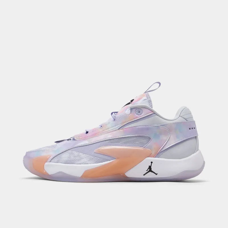 Jordan Luka 2 Football Grey / Oxygen Purple - Arctic Orange sold by JD Sports