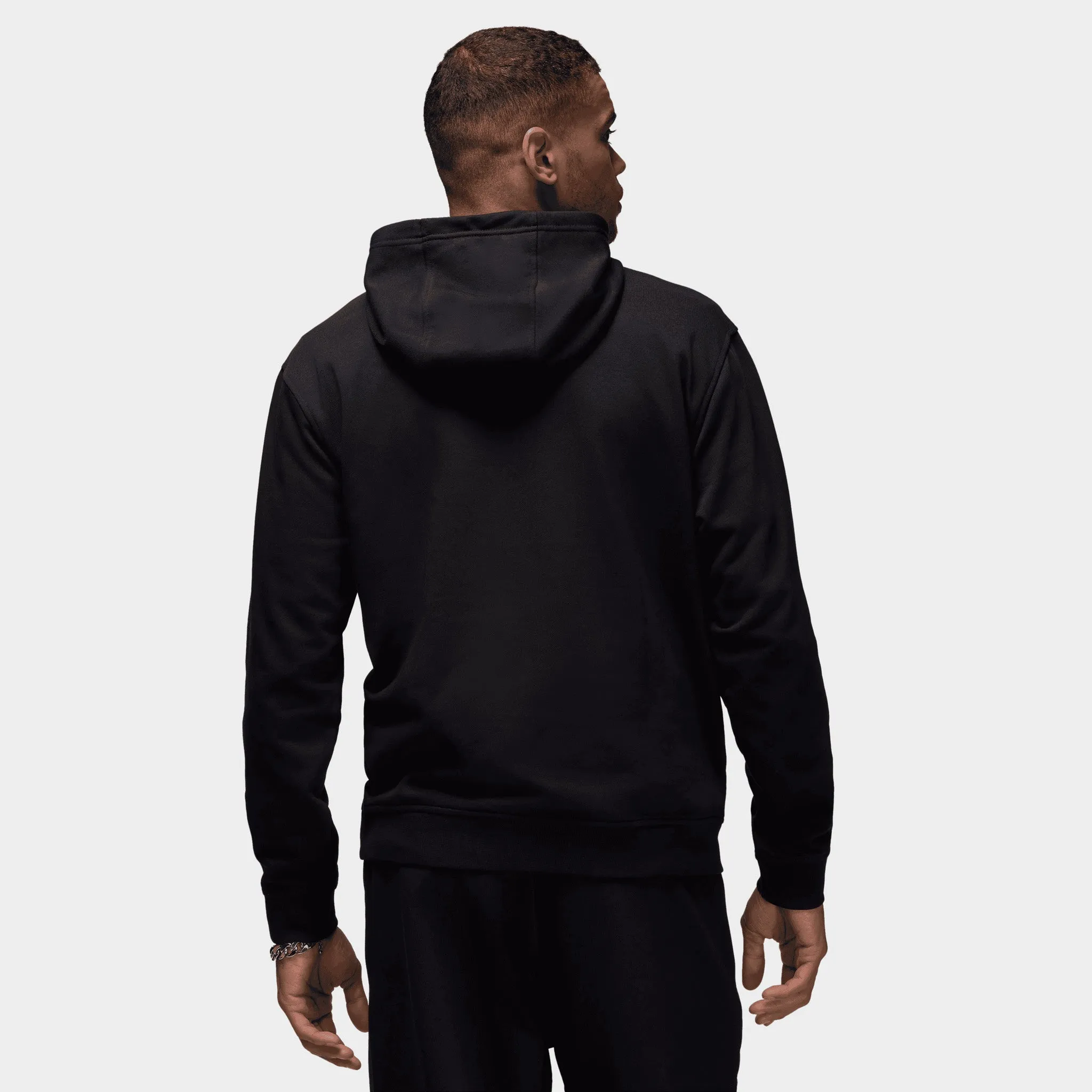 Jordan Dri-FIT Sport Crossover Fleece Pullover Hoodie Black / White sold by JD Sports product image thumbnail 2