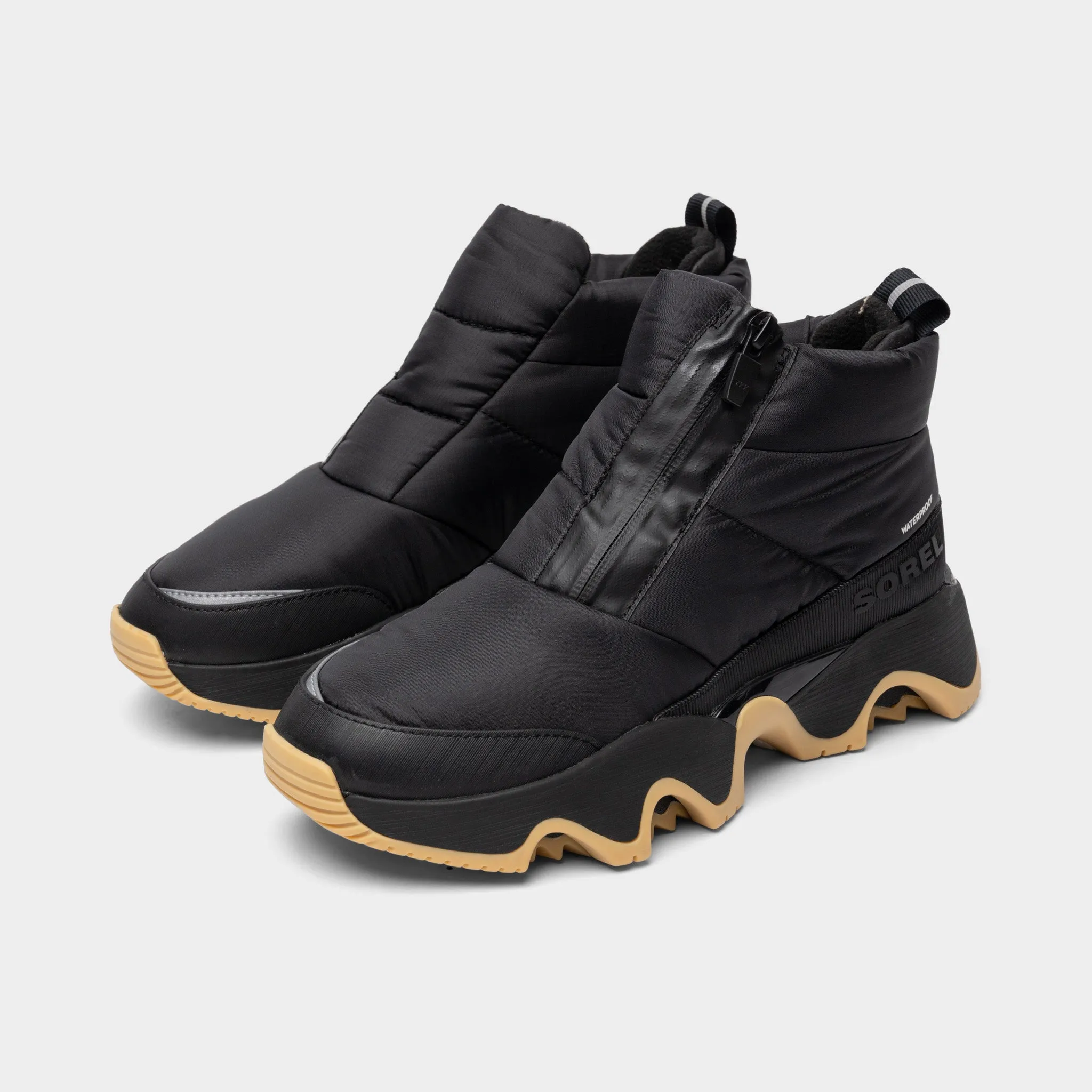 Sorel Women's Kinetic Impact Puffy Zip Boot Black / Sea Salt sold by JD Sports product image thumbnail 2