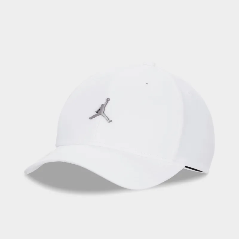 Jordan Rise Metal Jumpman Cap White / Gunmetal sold by JD Sports
