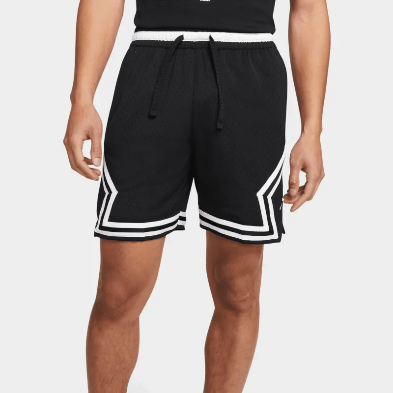 Jordan Sport Dri-FIT Diamond Shorts Black / Black - White sold by JD Sports