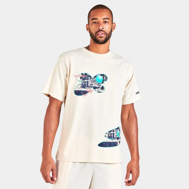adidas Originals Basketball Photo Graphic T-shirt / Wonder White sold by JD Sports