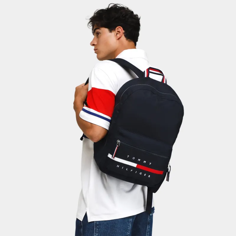 Tommy Hilfiger Solid Backpack / Sky Captain sold by JD Sports