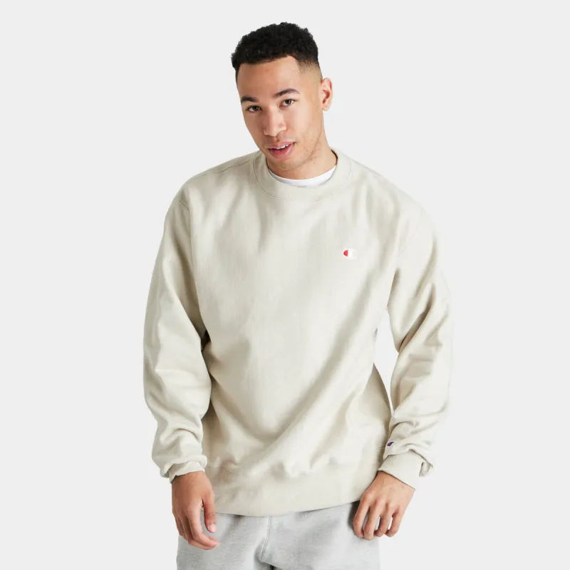 Champion Reverse Weave Crewneck / Pebblestone sold by JD Sports